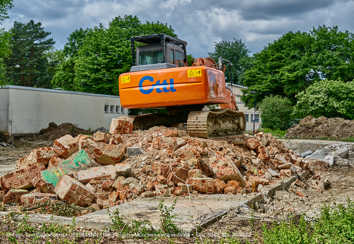 26.05.2022 - Baustelle am Haus für Kinder in Neuperlach